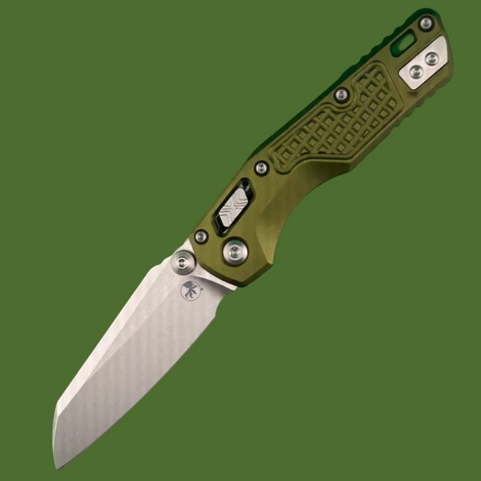 Microtech MSI Mini S/E Frag OD Green Stonewash Standard 210M-10FROD