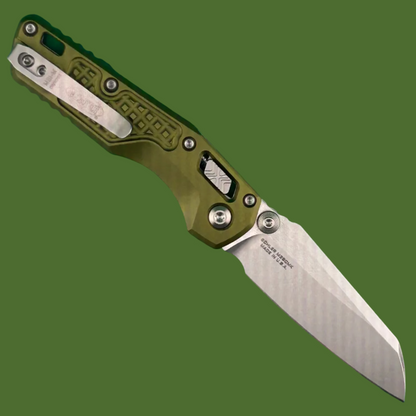 Microtech MSI Mini S/E Frag OD Green Stonewash Standard 210M-10FROD