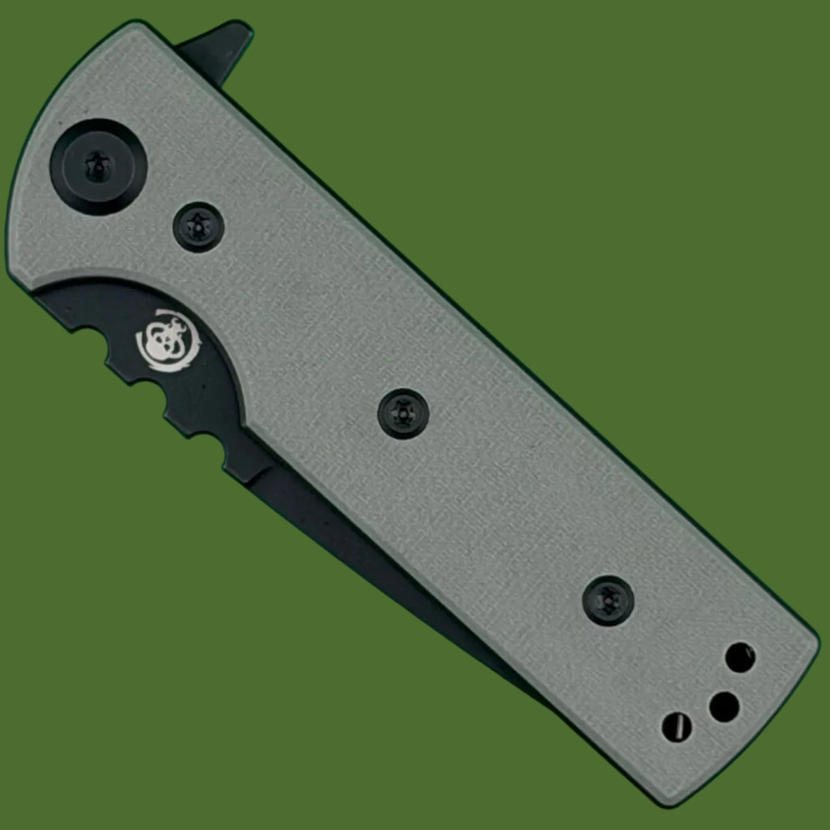 Chaves Blue Label TAK Black PVD Drop Point Grey G-10