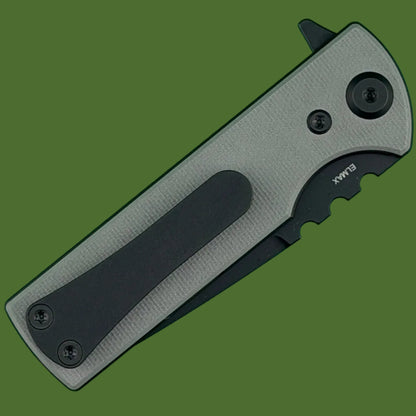 Chaves Blue Label TAK Black PVD Drop Point Grey G-10