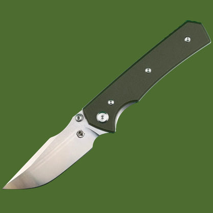 Chaves Blue Label Arison Street Liner Lock OD Green G-10 (Belt Satin Finish)