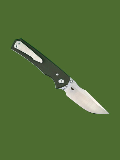Chaves Blue Label Arison Street Liner Lock OD Green G-10 (Belt Satin Finish)