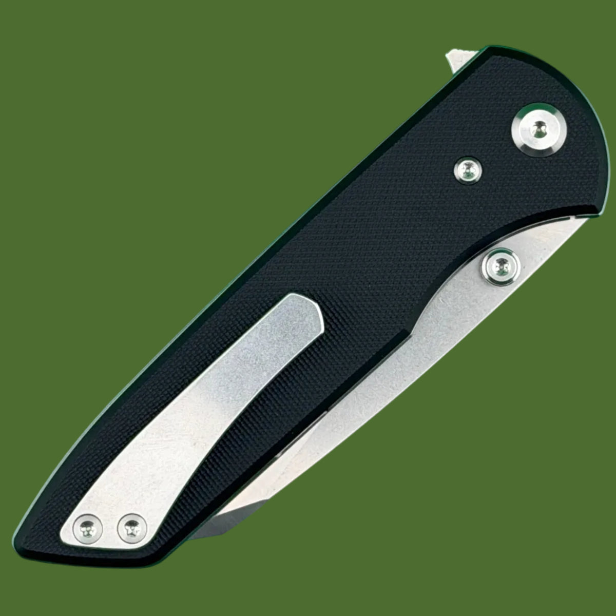 Chaves Blue Label Arrestor 229 Liner Lock Black G-10 (Belt Satin Finish)