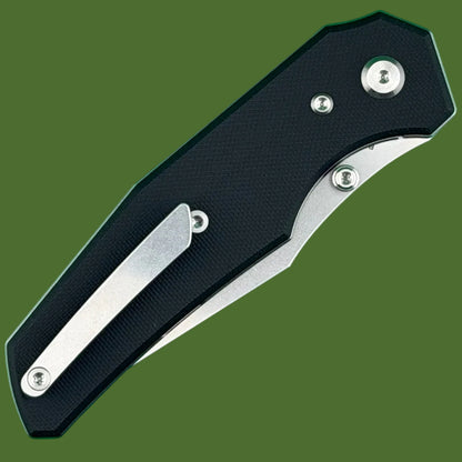 Chaves Blue Label Omega Street Liner Lock Black G-10 (Belt Satin Finish)