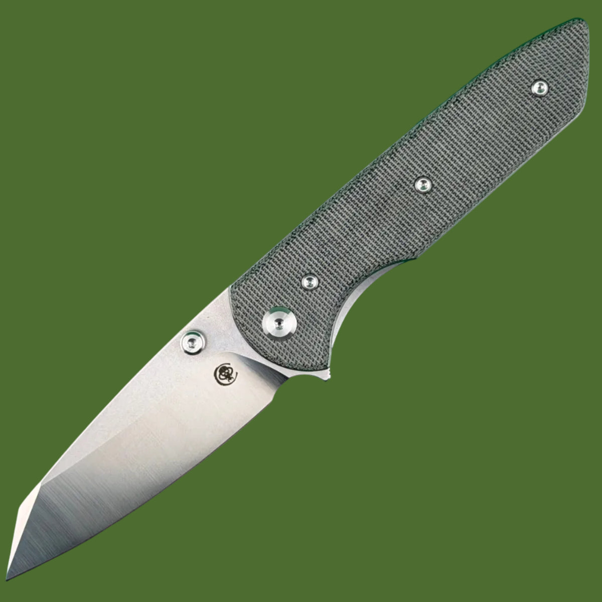 Chaves Blue Label Arrestor 229 Liner Lock Black Micarta (Belt Satin Finish)