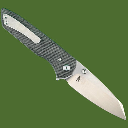 Chaves Blue Label Arrestor 229 Liner Lock Black Micarta (Belt Satin Finish)