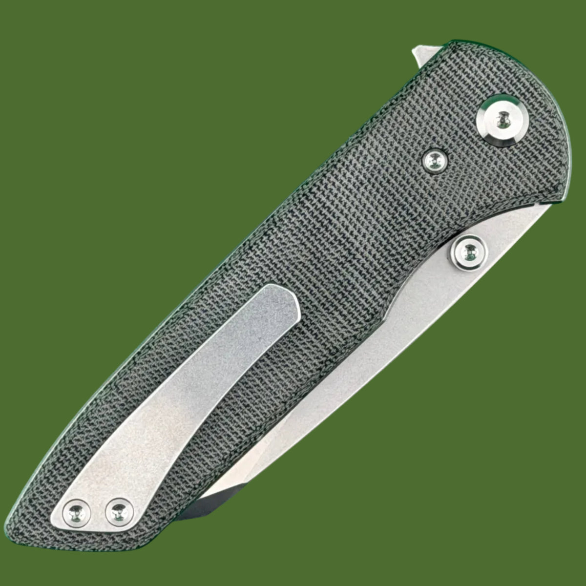 Chaves Blue Label Arrestor 229 Liner Lock Black Micarta (Belt Satin Finish)