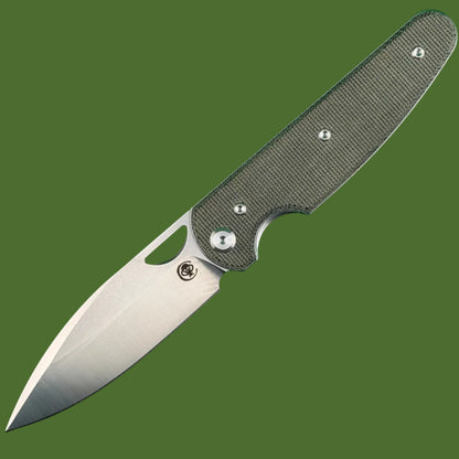 Chaves Blue Label Phase 229 Liner Lock Black Micarta (Belt Satin Finish)