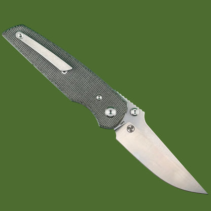 Chaves Blue Label Disciple Street Liner Lock Black Micarta (Belt Satin Finish)