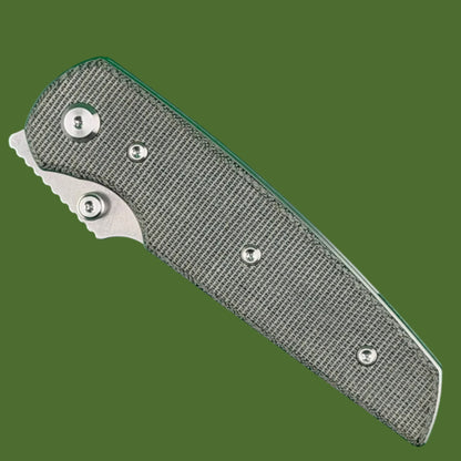 Chaves Blue Label Disciple Street Liner Lock Black Micarta (Belt Satin Finish)