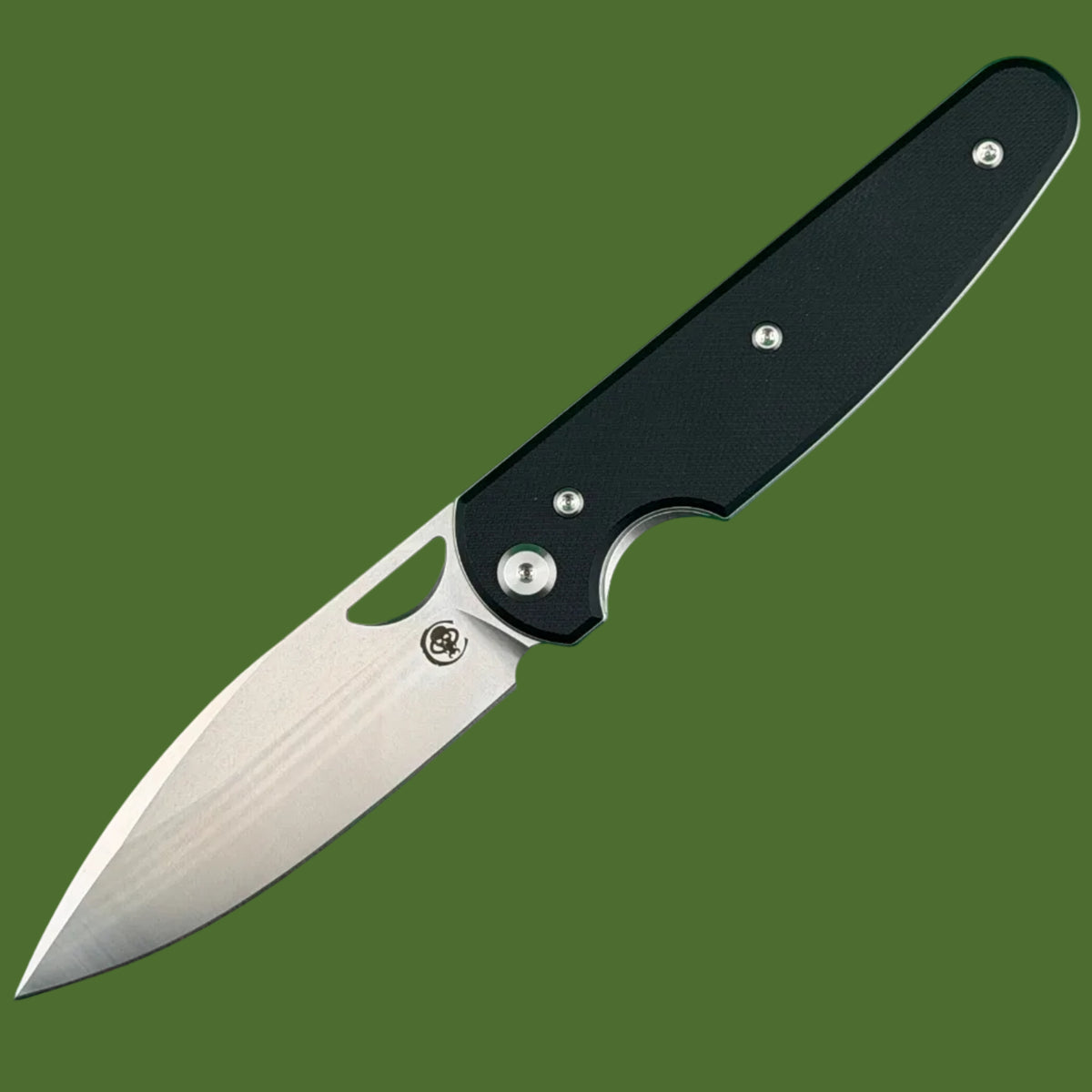 Chaves Blue Label Phase 229 Liner Lock Black G-10 (Belt Satin Finish)