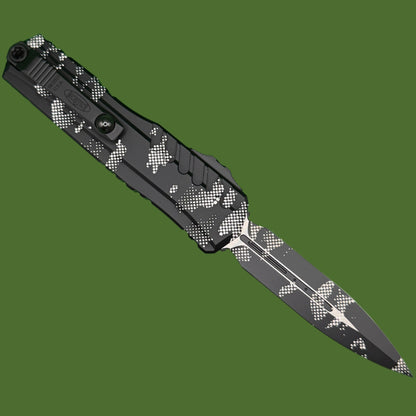 Microtech Cypher II D/E Pixel Camo Standard 1242-1PXC