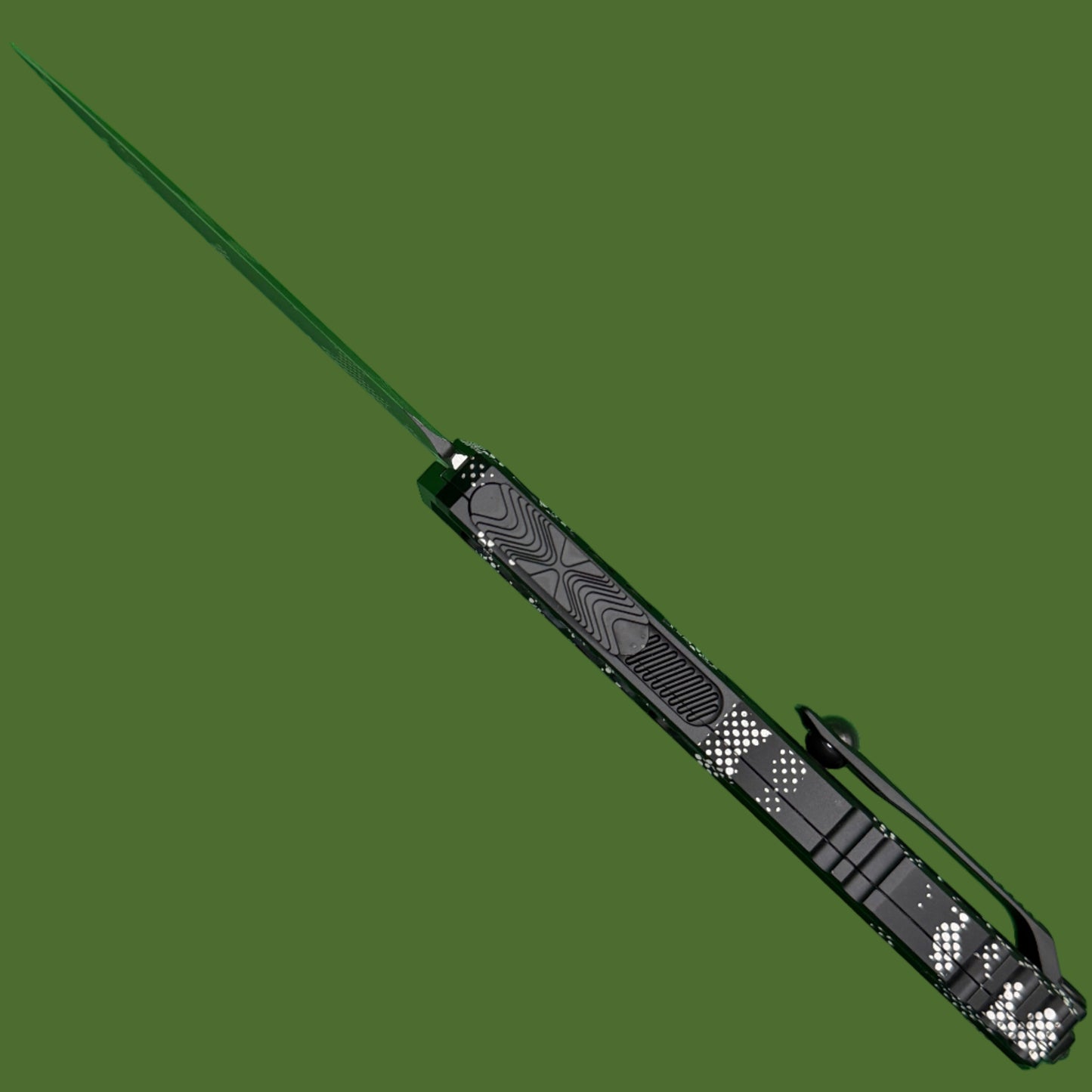 Microtech Cypher II D/E Pixel Camo Standard 1242-1PXC