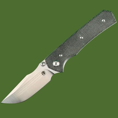 Chaves Blue Label Arison Street Liner Lock Black Micarta (Belt Satin Finish)