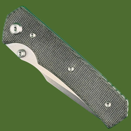 Chaves Blue Label Arison Street Liner Lock Black Micarta (Belt Satin Finish)