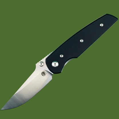 Chaves Blue Label Disciple Street Liner Lock Black G-10 (Belt Satin Finish)