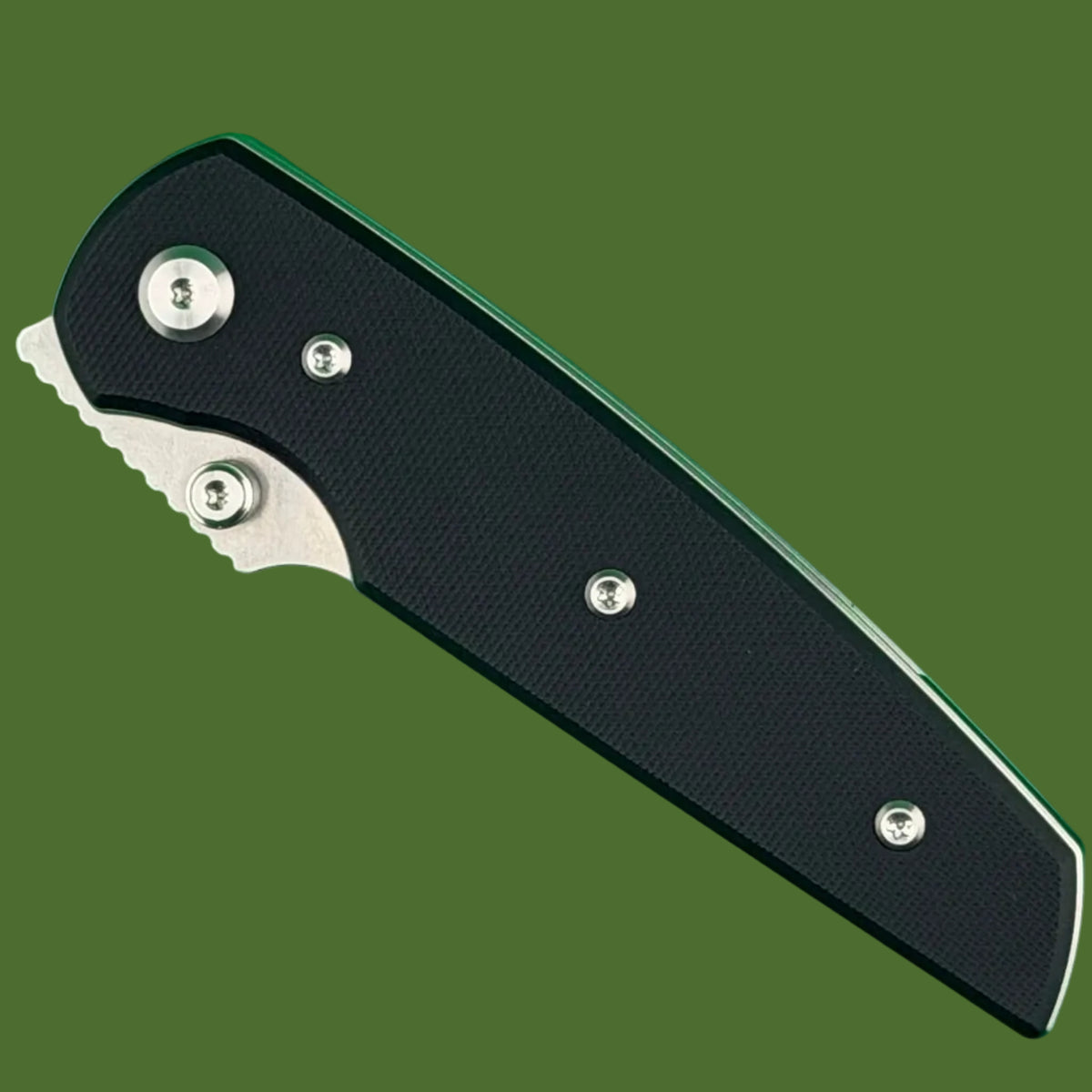 Chaves Blue Label Disciple Street Liner Lock Black G-10 (Belt Satin Finish)