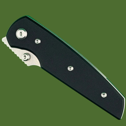 Chaves Blue Label Disciple Street Liner Lock Black G-10 (Belt Satin Finish)