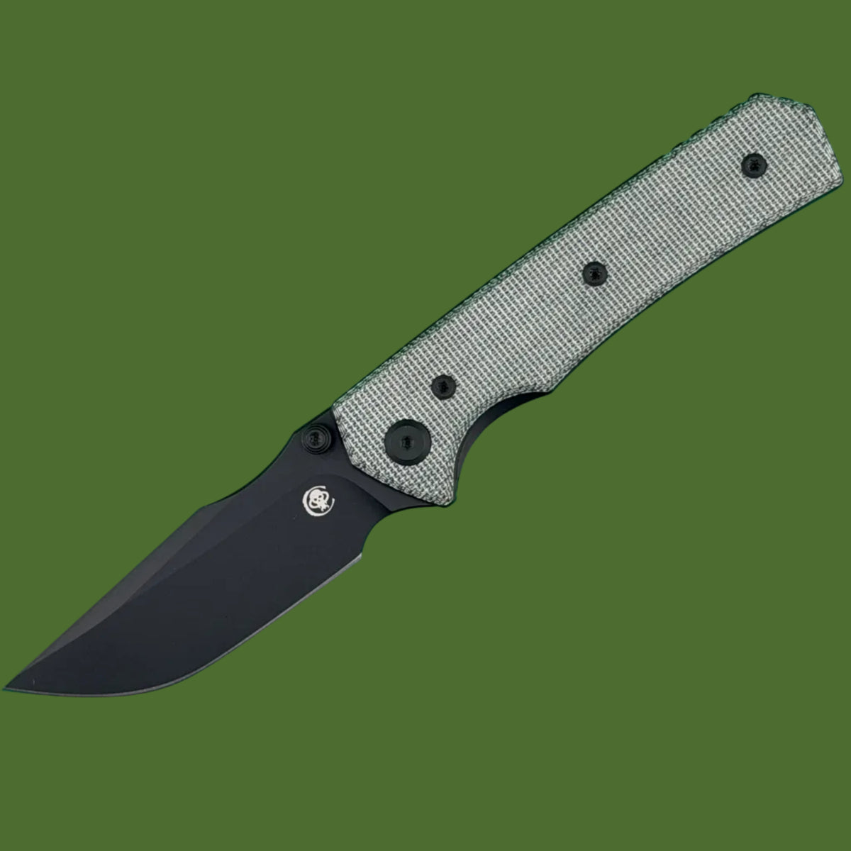 Chaves Blue Label Arison Street Liner Lock Black Micarta (Black PVD)
