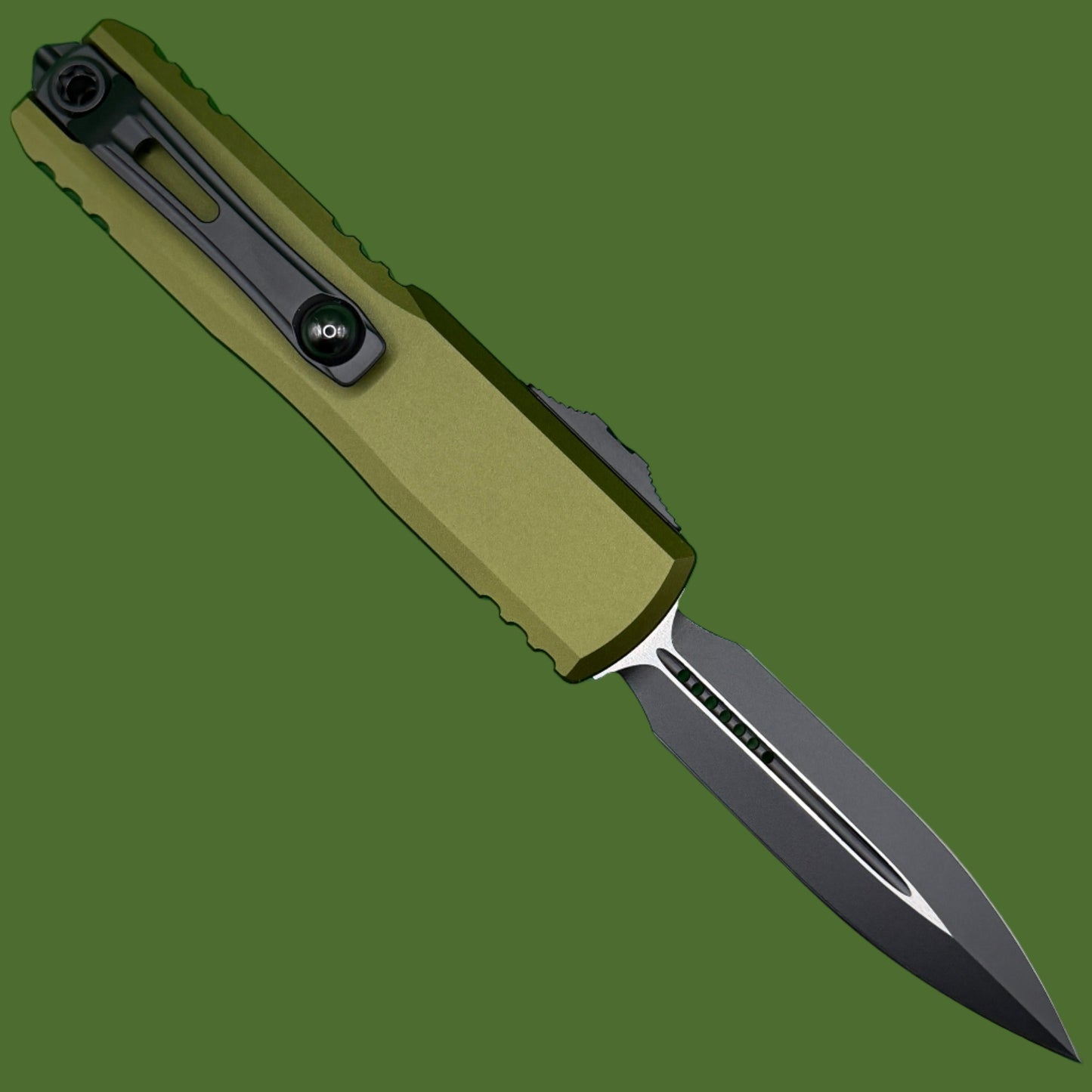 Microtech UTX-85 D/E Gen IV OD Green Standard 12324-1OD