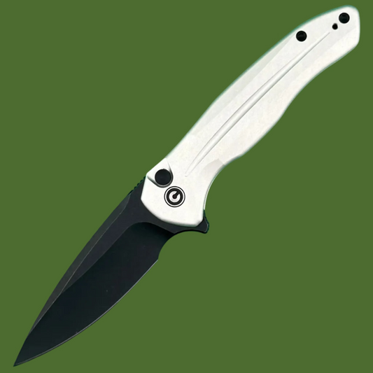 Civivi Kitefin Button Lock Sliver Aluminum