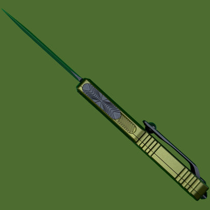 Microtech UTX-85 D/E Gen IV OD Green Standard 12324-1OD