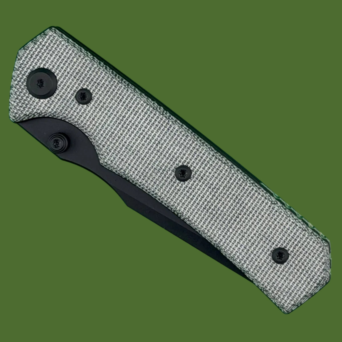 Chaves Blue Label Arison Street Liner Lock Black Micarta (Black PVD)