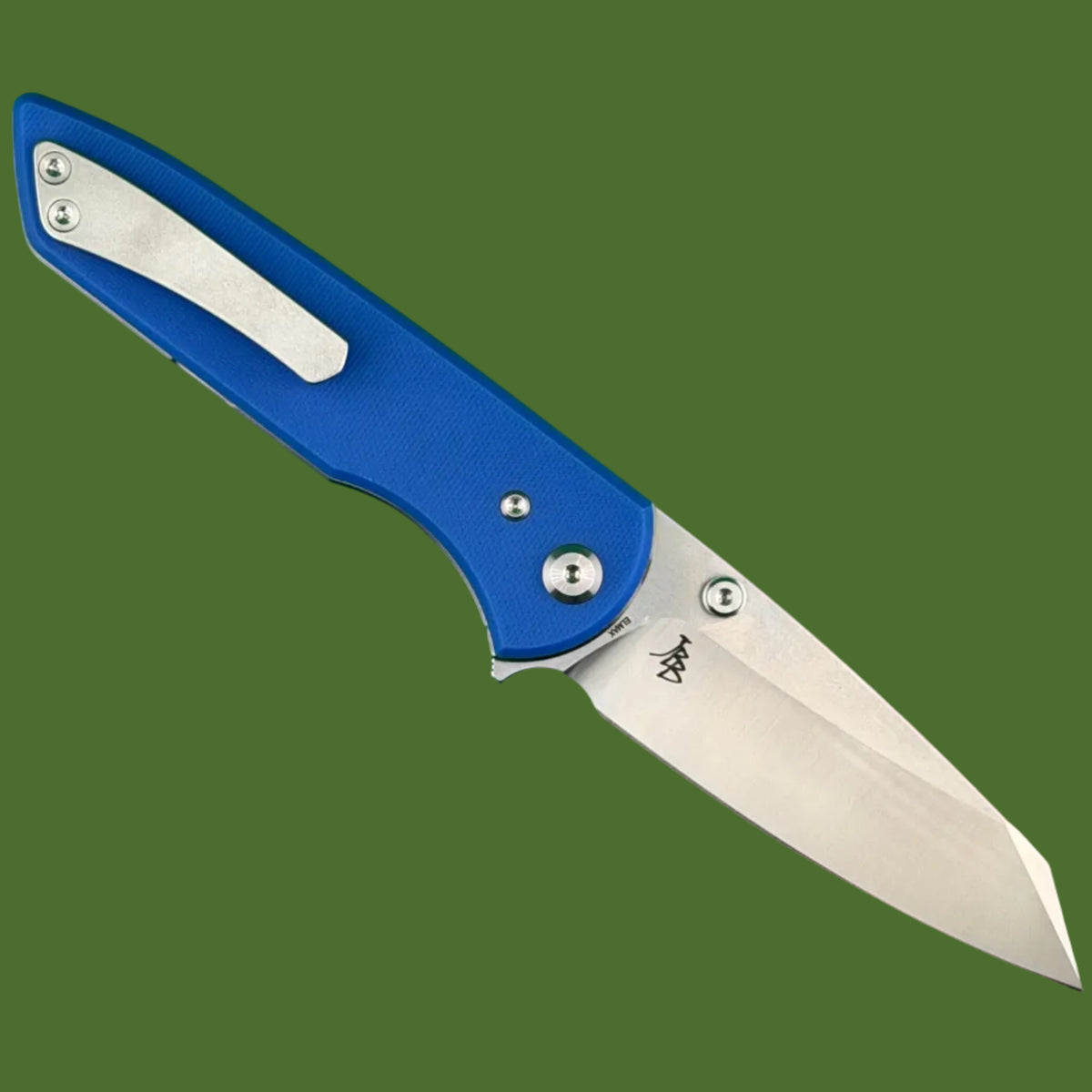 Chaves Blue Label Arrestor 229 Liner Lock Blue G-10 (Belt Satin Finish)