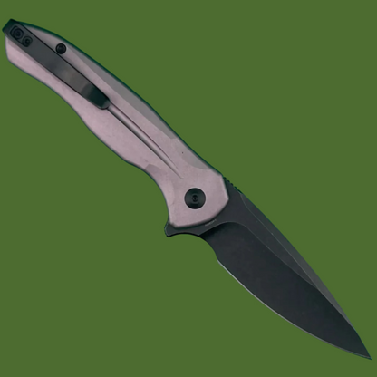 Civivi Kitefin Button Lock Purple Aluminum