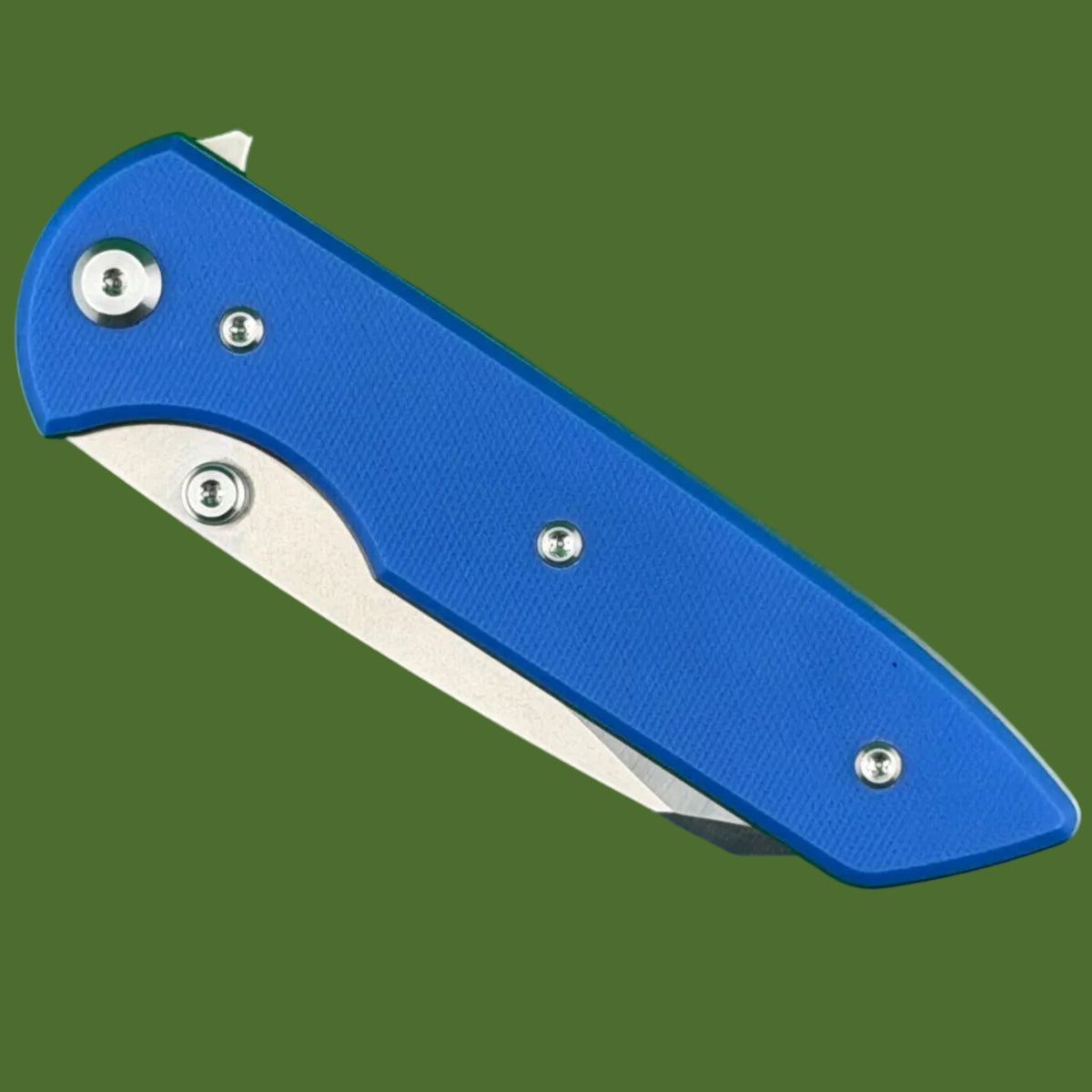 Chaves Blue Label Arrestor 229 Liner Lock Blue G-10 (Belt Satin Finish)