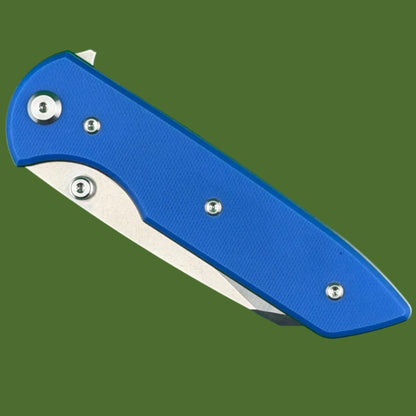Chaves Blue Label Arrestor 229 Liner Lock Blue G-10 (Belt Satin Finish)