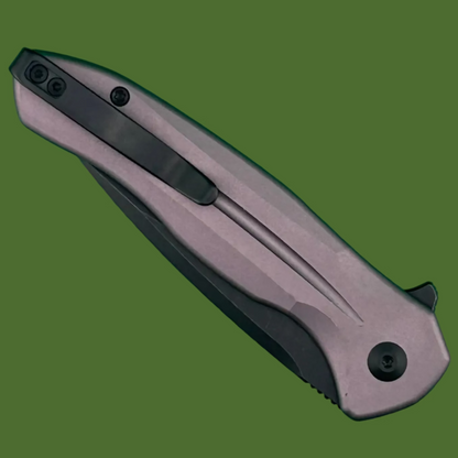Civivi Kitefin Button Lock Purple Aluminum