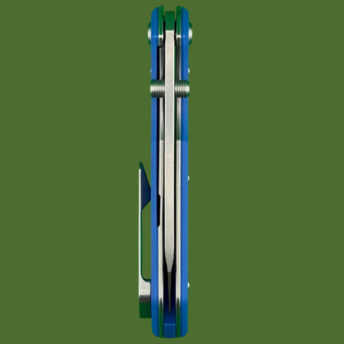 Chaves Blue Label Arrestor 229 Liner Lock Blue G-10 (Belt Satin Finish)