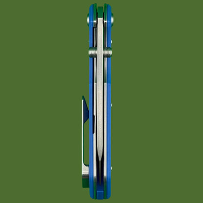 Chaves Blue Label Arrestor 229 Liner Lock Blue G-10 (Belt Satin Finish)