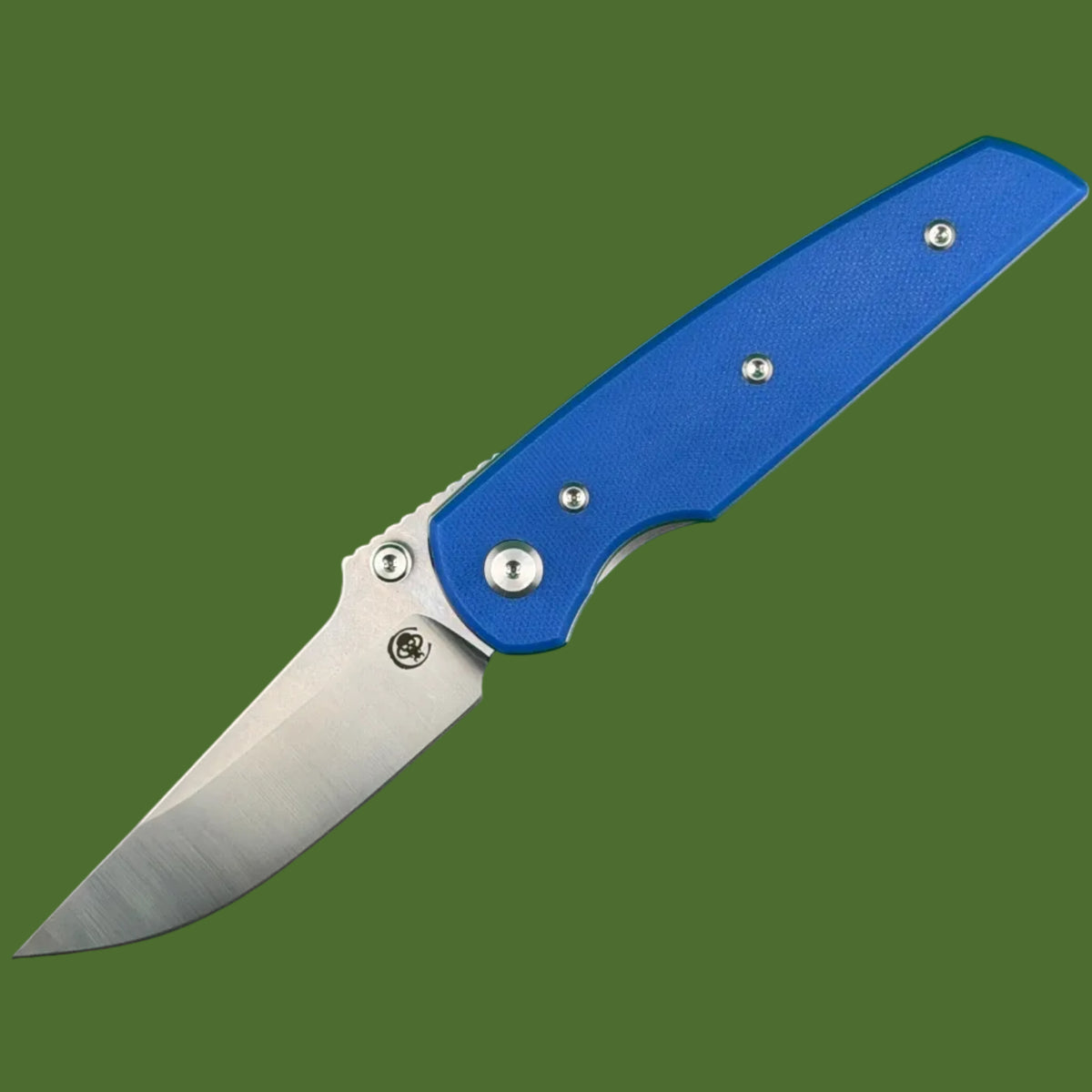 Chaves Blue Label Disciple Street Liner Lock Blue G-10 (Belt Satin Finish)