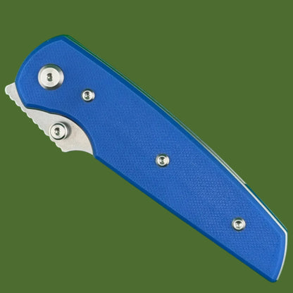Chaves Blue Label Disciple Street Liner Lock Blue G-10 (Belt Satin Finish)