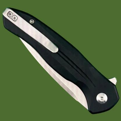 Civivi Kitefin Button Lock Black Aluminum
