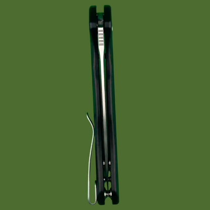 Civivi Kitefin Button Lock Black Aluminum