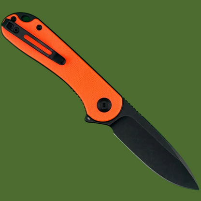 Civivi Elementum Liner Lock (Orange G-10, Black Stonewashed Blade)