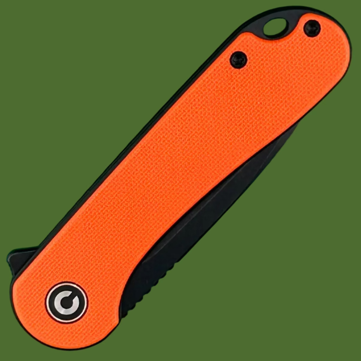 Civivi Elementum Liner Lock (Orange G-10, Black Stonewashed Blade)