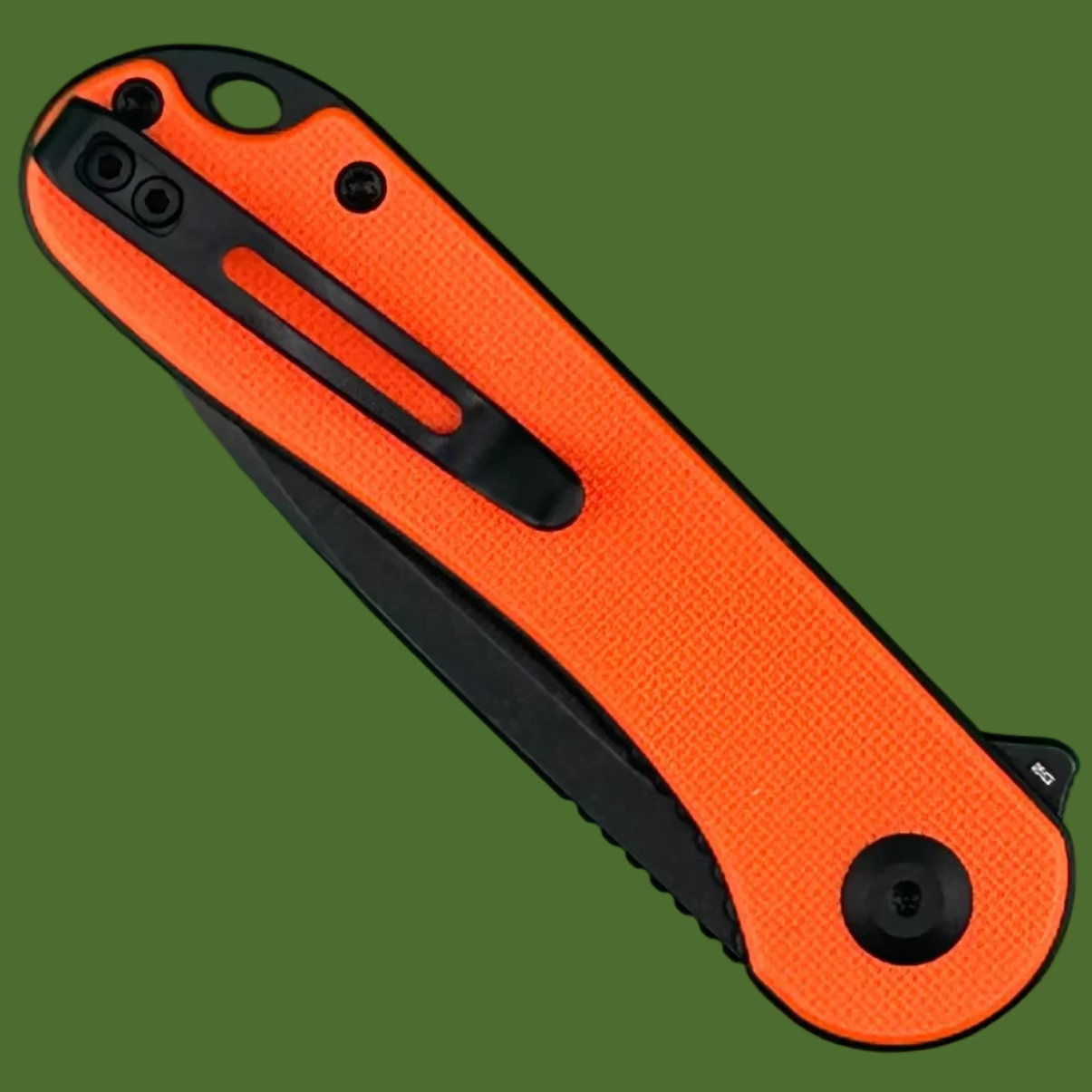 Civivi Elementum Liner Lock (Orange G-10, Black Stonewashed Blade)