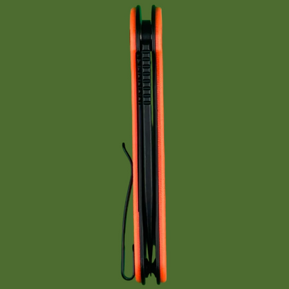 Civivi Elementum Liner Lock (Orange G-10, Black Stonewashed Blade)