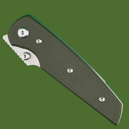 Chaves Blue Label Disciple Street Liner Lock OD Green G-10 (Belt Satin Finish)