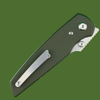 Chaves Blue Label Disciple Street Liner Lock OD Green G-10 (Belt Satin Finish)