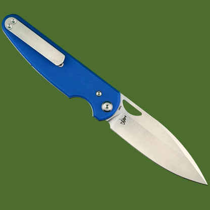 Chaves Blue Label Phase 229 Liner Lock Blue G-10 (Belt Satin Finish)