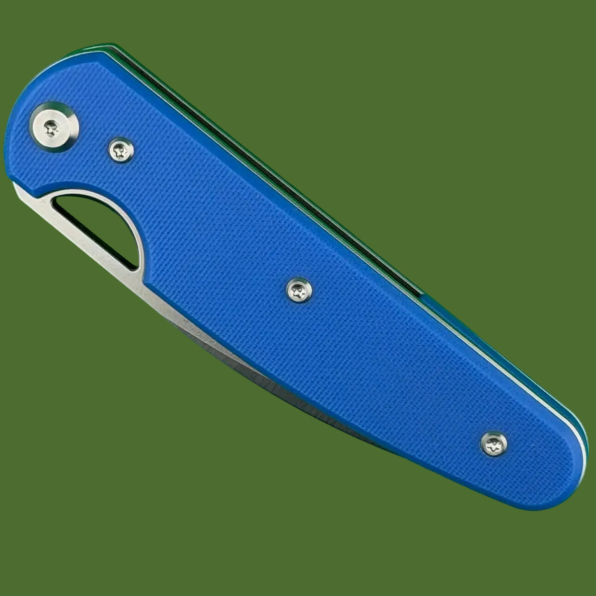 Chaves Blue Label Phase 229 Liner Lock Blue G-10 (Belt Satin Finish)