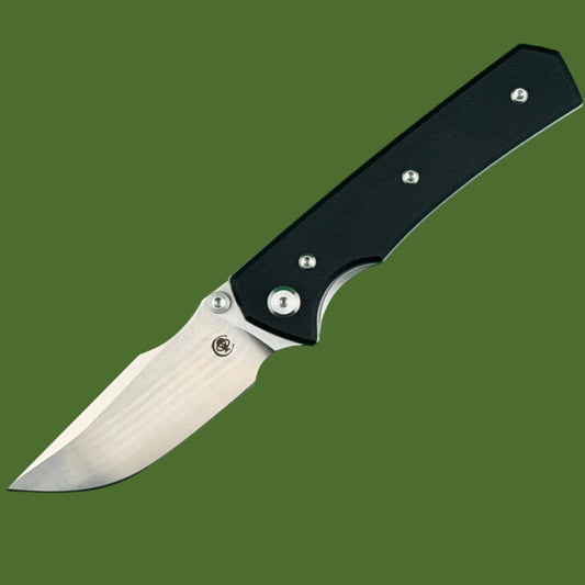 Chaves Blue Label Arison Street Liner Lock Black G-10 (Belt Satin Finish)