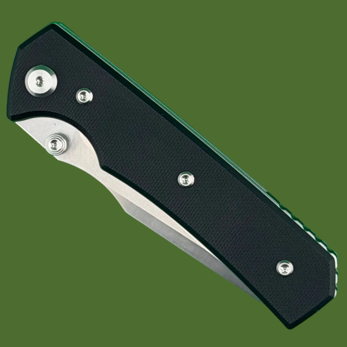 Chaves Blue Label Arison Street Liner Lock Black G-10 (Belt Satin Finish)