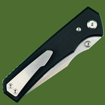 Chaves Blue Label Arison Street Liner Lock Black G-10 (Belt Satin Finish)