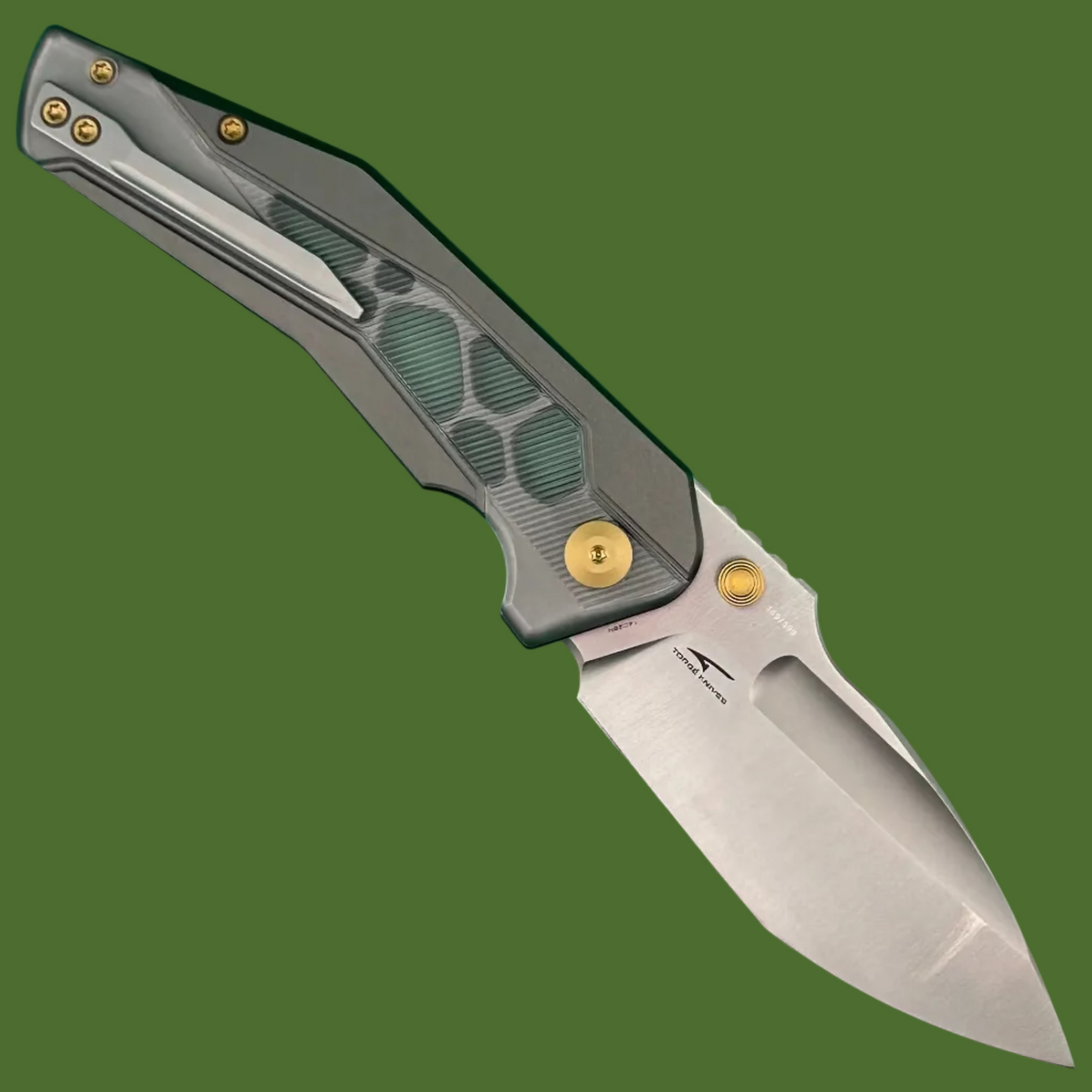 Civivi Wellmax Button Lock (Gray Aluminum/Lexan)
